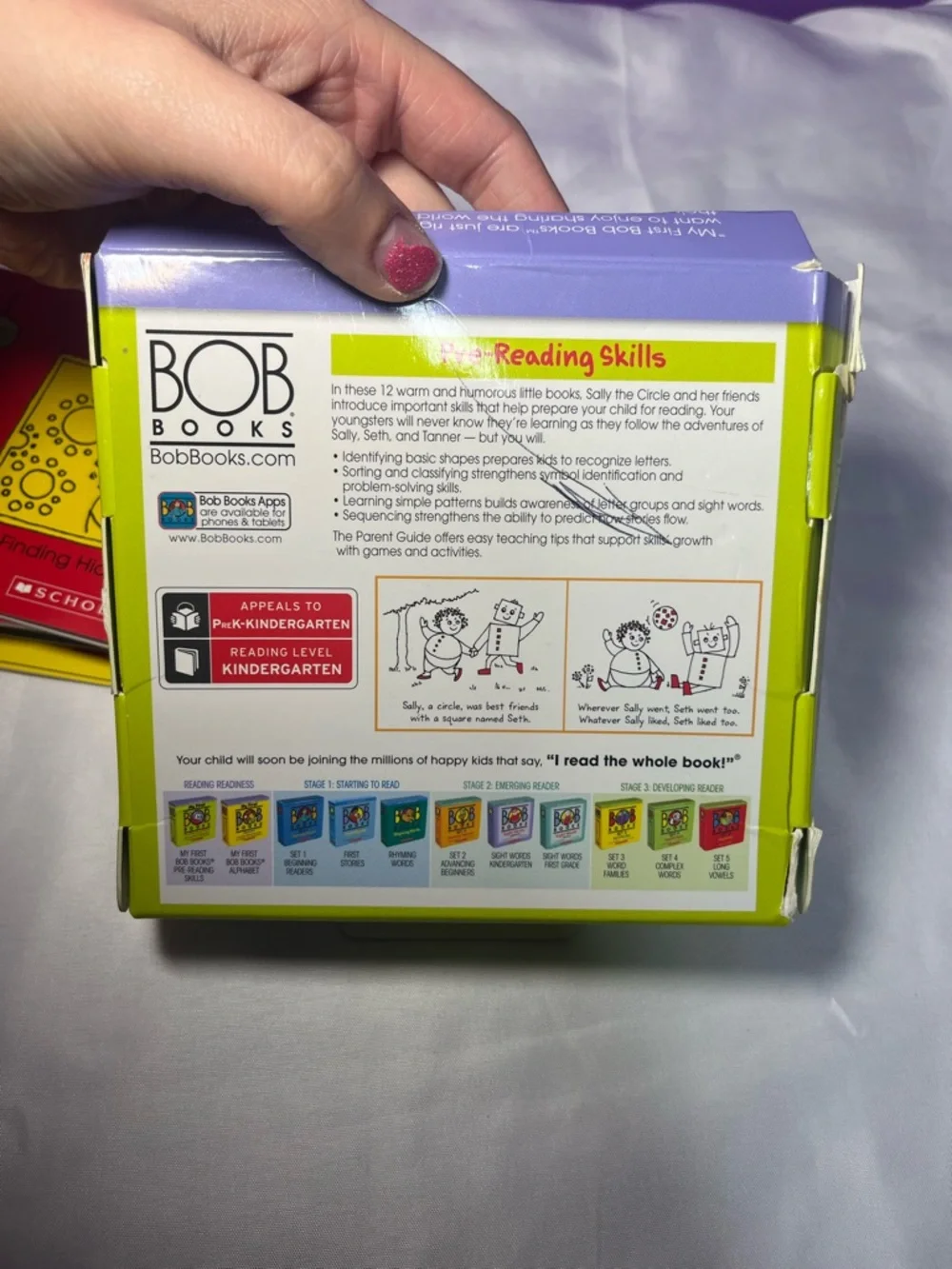 My First Bob Books Pre-Reading Skills Box Set Phonics Scholastic Age 3 Missing 1